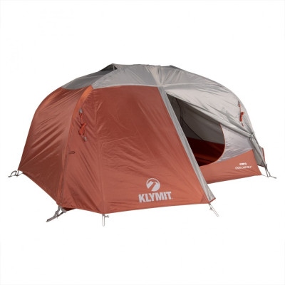 Палатка трекинговая Klymit Cross Canyon 2, красно-серая